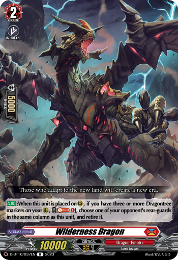 Wilderness Dragon - D-BT10/037 - Rare available at 401 Games Canada