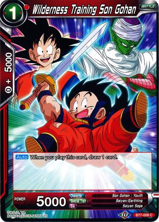 Wilderness Training Son Gohan - BT7-008 - Common available at 401 Games Canada