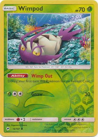 Wimpod - 16/147 - Common - Reverse Holo available at 401 Games Canada