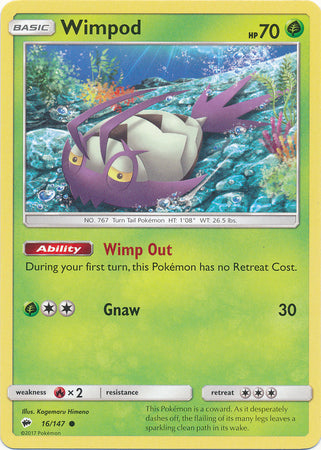 Wimpod - 16/147 - Common available at 401 Games Canada