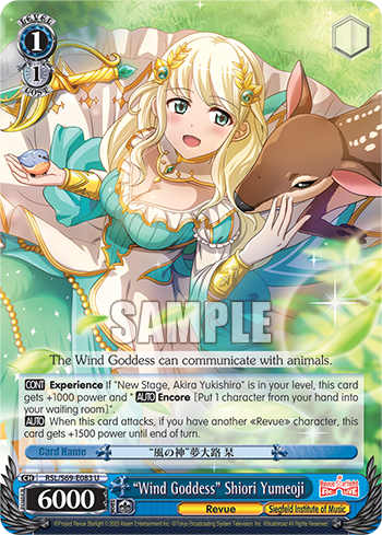 "Wind Goddess" Shiori Yumeoji - RSL/S69-E083 - Uncommon available at 401 Games Canada