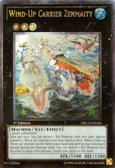 Wind-Up Carrier Zenmaity - ORCS-EN044 - Ultimate Rare - 1st Edition available at 401 Games Canada