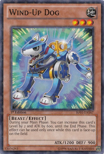 Wind-Up Dog - BP01-EN167 - Starfoil Rare - 1st Edition available at 401 Games Canada