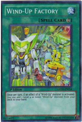Wind-Up Factory - GENF-EN054 - Super Rare - 1st Edition available at 401 Games Canada