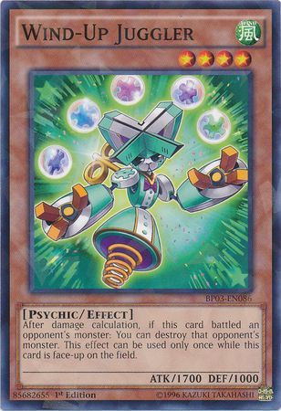 Wind-Up Juggler - BP03-EN086 - Rare - 1st Edition available at 401 Games Canada