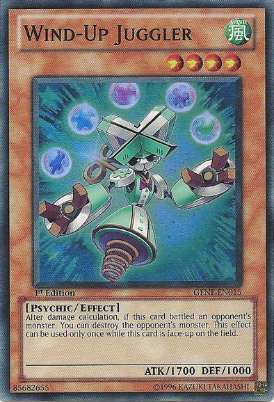 Wind-Up Juggler - GENF-EN015 - Super Rare - 1st Edition available at 401 Games Canada