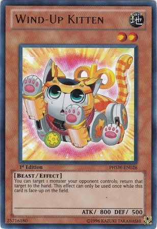 Wind-Up Kitten - PHSW-EN026 - Ultra Rare - 1st Edition available at 401 Games Canada