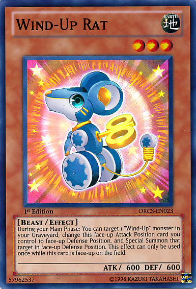 Wind-Up Rat - ORCS-EN023 - Super Rare - 1st Edition available at 401 Games Canada