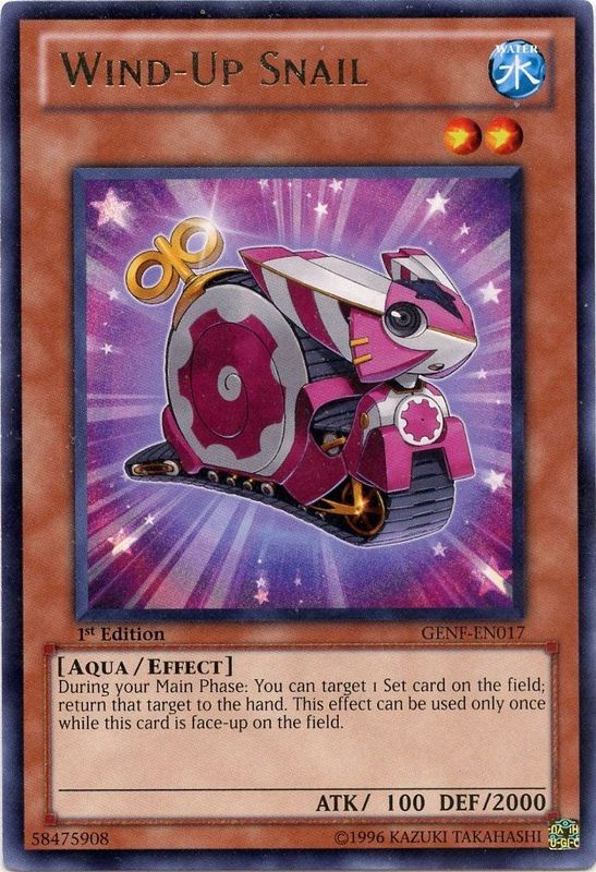 Wind-Up Snail - GENF-EN017 - Rare - 1st Edition available at 401 Games Canada