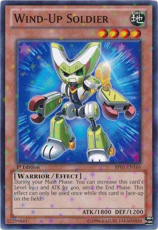 Wind-Up Soldier - BP01-EN166 - Starfoil Rare - 1st Edition available at 401 Games Canada