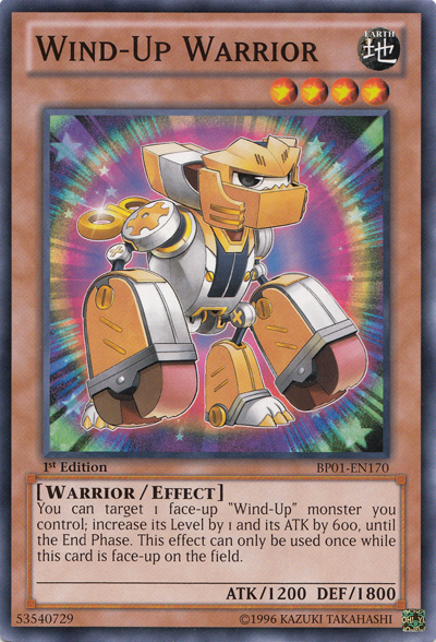 Wind-Up Warrior - BP01-EN170 - Common - 1st Edition available at 401 Games Canada