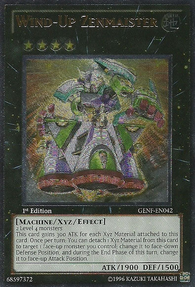 Wind-Up Zenmaister - GENF-EN042 - Ultimate Rare - 1st Edition available at 401 Games Canada