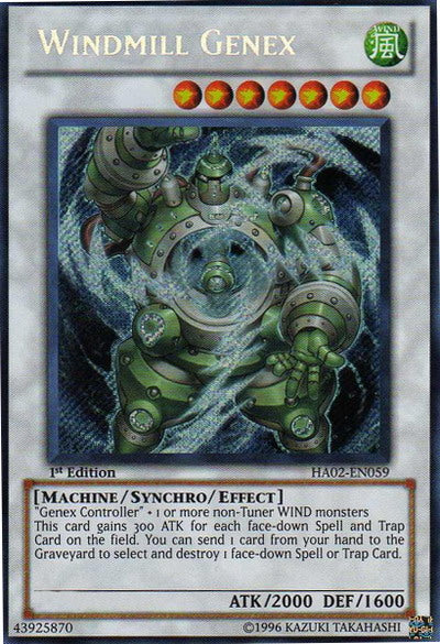 Windmill Genex - HA02-EN059 - Secret Rare - 1st Edition available at 401 Games Canada
