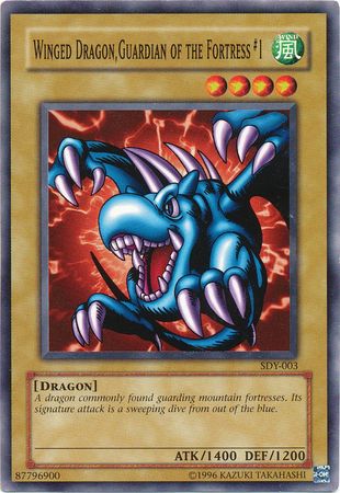 Winged Dragon, Guardian of the Fortress #1 - SDY-003 - Common - Unlimited available at 401 Games Canada