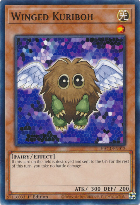 Winged Kuriboh - HAC1-EN013 - Common available at 401 Games Canada