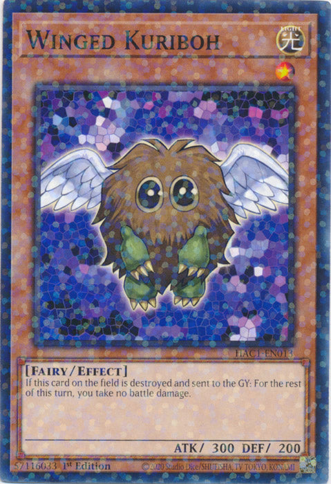 Winged Kuriboh - HAC1-EN013 - Duel Terminal Normal Parallel Rare available at 401 Games Canada