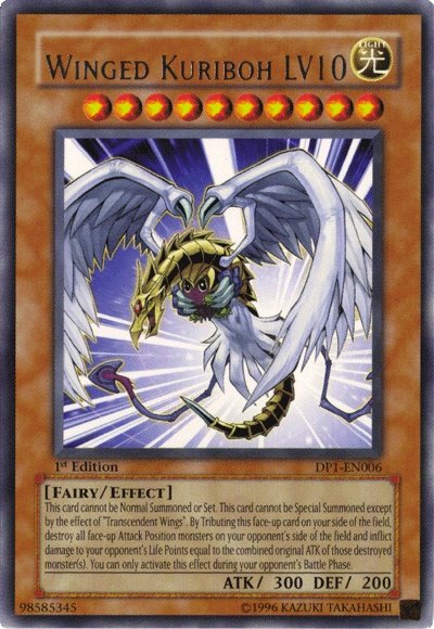 Winged Kuriboh LV10 - DP1-EN006 - Rare - 1st Edition available at 401 Games Canada