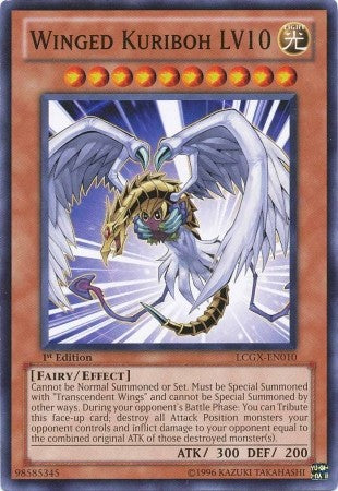 Winged Kuriboh LV10 - LCGX-EN010 - Common - 1st Edition available at 401 Games Canada