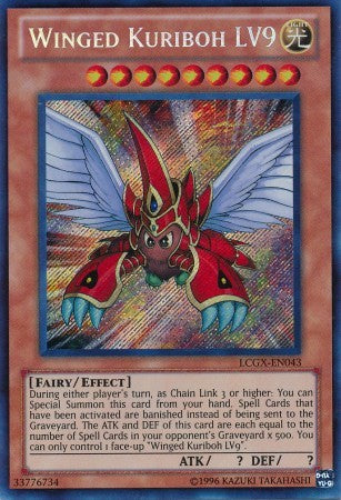 Winged Kuriboh LV9 - LCGX-EN043 - Secret Rare - Unlimited available at 401 Games Canada