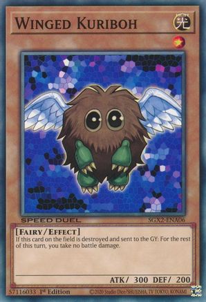 Winged Kuriboh - SGX2-ENA06 - Common - 1st Edition available at 401 Games Canada