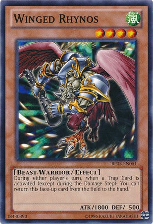 Winged Rhynos - BP02-EN051 - Common - Unlimited available at 401 Games Canada