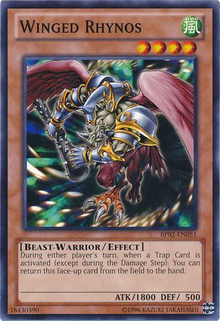 Winged Rhynos - BP02-EN051 - Mosaic Rare - Unlimited available at 401 Games Canada