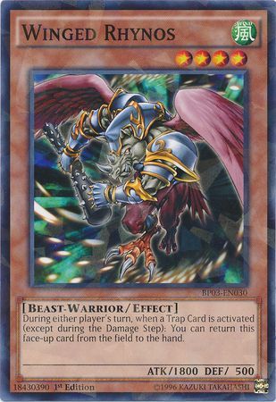 Winged Rhynos - BP03-EN030 - Rare - 1st Edition available at 401 Games Canada