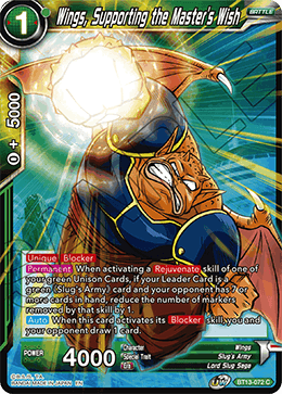 Wings, Supporting the Master's Wish - BT13-072 - Common (FOIL) available at 401 Games Canada