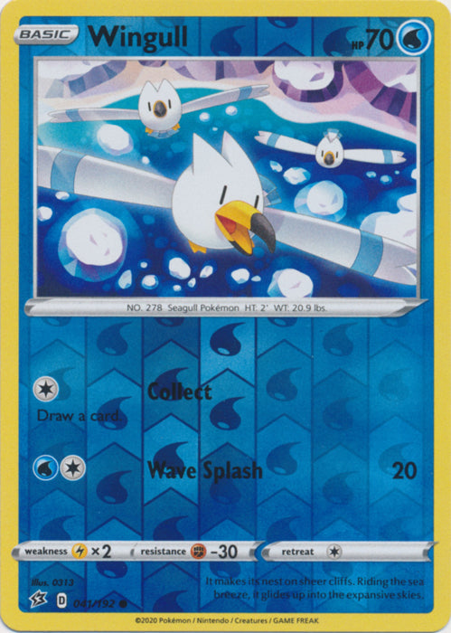 Wingull - 041/192 - Common - Reverse Holo available at 401 Games Canada