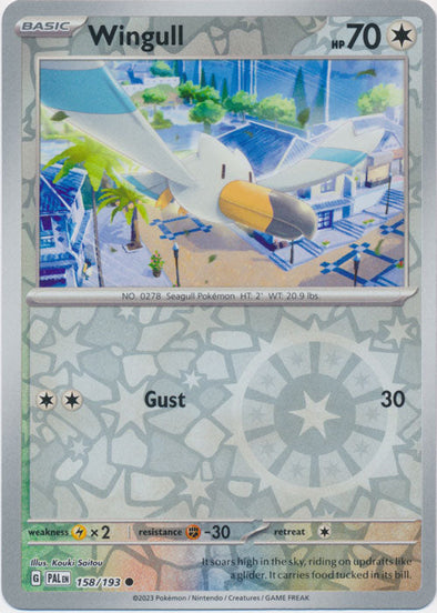 Wingull - 158/193 - Common - Reverse Holo available at 401 Games Canada