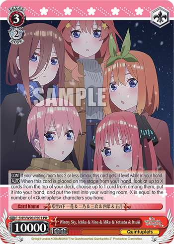 Wintry Sky, Ichika & Nino & Miku & Yotsuba & Itsuki - 5HY/W90-PE01 - PR available at 401 Games Canada