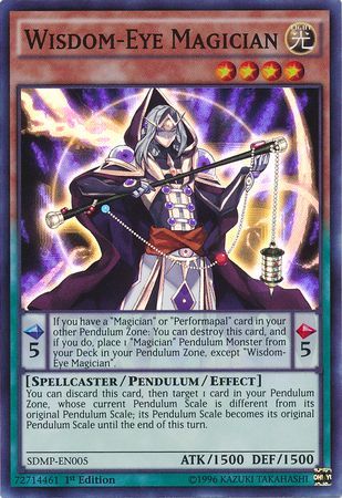 Wisdom-Eye Magician - SDMP-EN005 - Super Rare - 1st Edition available at 401 Games Canada