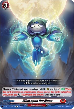 Wish upon the Moon - D-BT12/063EN - Common available at 401 Games Canada