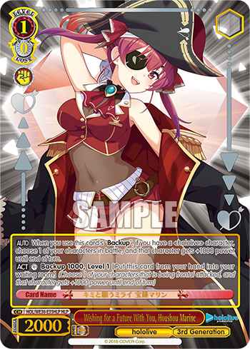 Wishing for a Future With You, Houshou Marine - HOL/WE36-E35HLP - Hololive Parallel available at 401 Games Canada