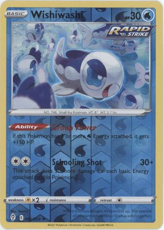 Wishiwashi - 046/203 - Rare - Reverse Holo available at 401 Games Canada