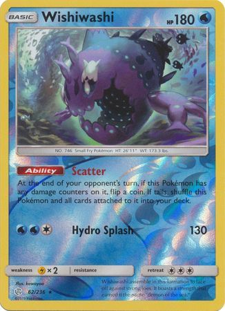 401 Games Canada - Wishiwashi - 62/236 - Holo Rare - Reverse Holo 401 Games Canada - Wishiwashi - 62/236 - Holo Rare - Reverse Holo