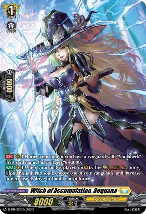 Witch of Accumulation, Sequana - D-PR/267EN - Promo available at 401 Games Canada