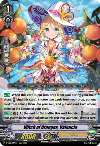 Witch of Oranges, Valencia - D-VS01/017 - Triple Rare available at 401 Games Canada