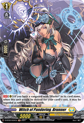 Witch of Pandering, Brunner - D-BT02/H34 - Holo Rare available at 401 Games Canada