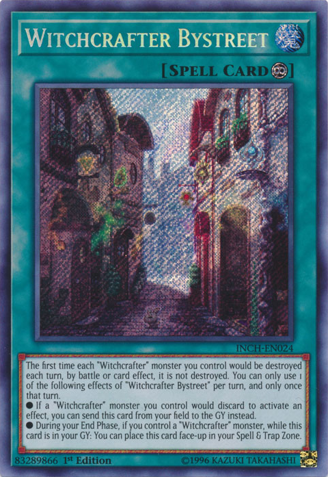 Witchcrafter Bystreet - INCH-EN024 - Secret Rare - 1st Edition available at 401 Games Canada