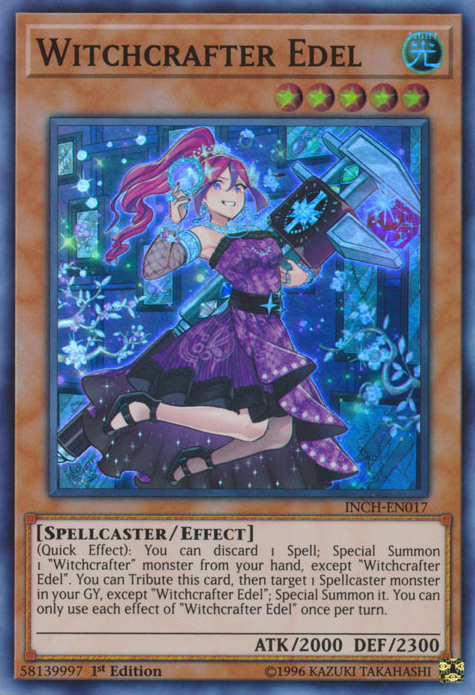 Witchcrafter Edel - INCH-EN017 - Super Rare - 1st Edition available at 401 Games Canada