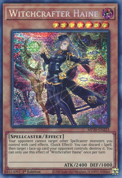 Witchcrafter Haine - MP20-EN223 - Prismatic Secret Rare - 1st Edition available at 401 Games Canada