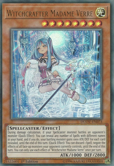 Witchcrafter Madame Verre - DUOV-EN073 - Ultra Rare - 1st Edition available at 401 Games Canada