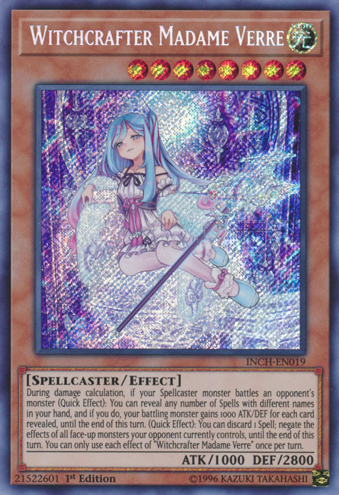 Witchcrafter Madame Verre - INCH-EN019 - Secret Rare - 1st Edition available at 401 Games Canada