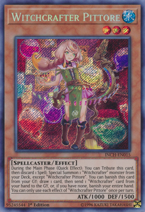 Witchcrafter Pittore - INCH-EN015 - Secret Rare - 1st Edition available at 401 Games Canada