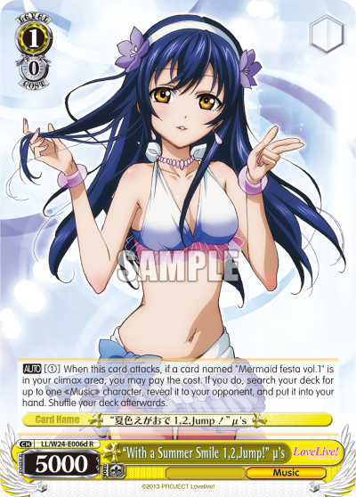 "With a Summer Smile 1,2,Jump!" u's (D) - LL/W24-E006d - Rare available at 401 Games Canada