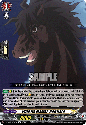 With its Master, Red Hare - D-TB02/030 - Rare available at 401 Games Canada