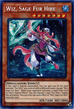 Wiz, Sage Fur Hire - DASA-EN022 - Secret Rare - Unlimited available at 401 Games Canada