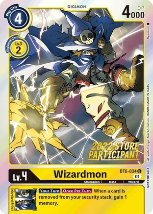Wizardmon (2022 Store Participant) - BT6-034 - Uncommon available at 401 Games Canada