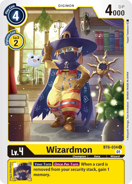 Wizardmon - BT6-034 - Uncommon available at 401 Games Canada
